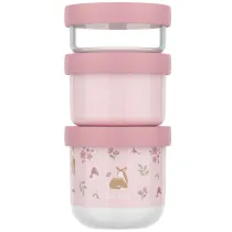 Mepal Pojemnik na przekski pitrowalny Mio 3-czciowy Fairy & Garden 108034065406 3 el.