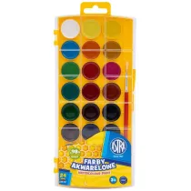 Farby akwarelowe 24 kolory 25 mm ASTRA 302023001