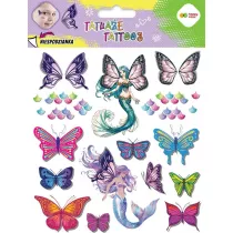Tatuae zmywalne Buterflies HAPPY COLOR