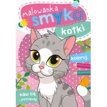 Malowanka smyka. Kotki