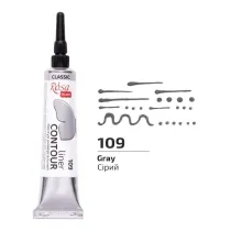 Rosa Farba akrylowa konturowa universal gray 20ml
