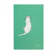 Santoro redni Notatnik - Feline Fine (Bold Green)