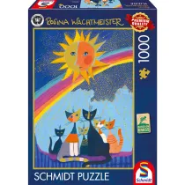 Puzzle 1000 Rosina Wachtmaister Koty s�o�ce t�cza Schmidt