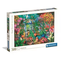 Puzzle 500 HQ Greenhouse Caretakers Clementoni