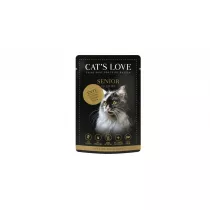 Cats Love Senior Duck - kaczka i indyk w naturalnej galaretce 85 g