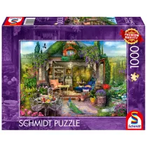 Puzzle 1000 el. PQ Wymarzony domek ogrodowy Schmidt