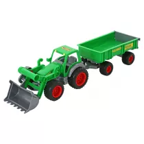 Wader-Polesie 8817 Farmer technic traktor+adowarka z przyczep w siatce