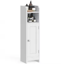 Songmics Biaa wska szafka azienkowa 80 cm