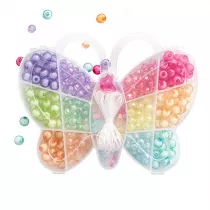 Zestaw koralik�w do wyrobu bi�uterii Motyl Dalprint