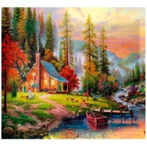 Titanum Mozaika diamentowa 5D - Jesie� 40x30cm