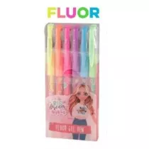 Mp Main Paper D�ugopis �elowy fluo 6 kolor�w 6 szt.