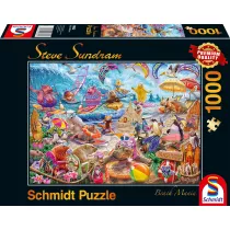 Puzzle 1000 el. Zwierzaki na play Schmidt