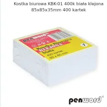 Polsirhurt Kostka biurowa bia�a 85x85x35mm 400 kartek