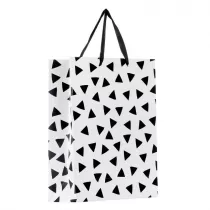 Torba prezentowa trjkty 40 x 30 cm Biaa
