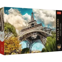Puzzle 1000 el. Wiea Eiffel w Paryu, Francja Trefl
