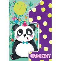 Karnet Urodzinowy 1 A5 z kopert� Panda HENRY 487851 HEN