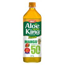 Okf Napój aloesowy 50% o smaku mango z cząsteczkami aloesu Aloe Vera King 1 l