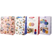 incood. Torba ozdobna 26x32cm Urodziny Psy