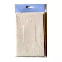 Galeria Hobby Karty t�oczone + koperty ornament creme 03 5 szt.