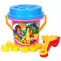 Wiaderko do piasku z sorterem i akcesoriami Technok