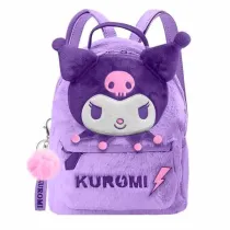 KIDS EUROSWAN Plecak pluszowy Hello Kitty Kuromi 32cm KU00028