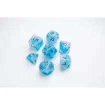 Gamegenic: Glow Series - RPG Dice Set - Icy Crumbs