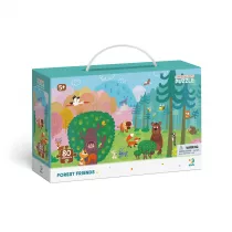 Puzzle obserwacyjne 80 el. Leni przyjaciele Dodo