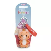 NICI 61343 Brelok pluszowy Kot Love 5cm GREEN