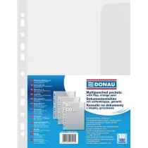 Donau Koszulki B4 z klapk� PP groszkowe 100 mikr 110 szt.