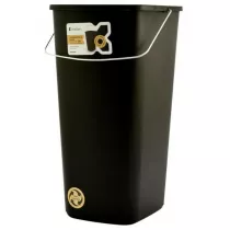 Prosperplast Keden kosz na mieci compacta q basic - czarny recykling* 25 l