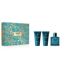 Versace Zestaw Eros Woda toaletowa + el pod prysznic + Balsam po goleniu 50 ml