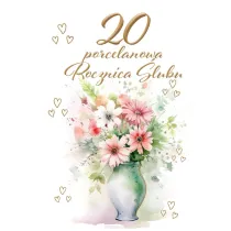 Trend Kartka okoliczno�ciowa Rocznica �lubu 20