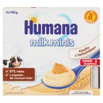 Humana Milk Minis Deserek mleczny po 8. miesicu kaszka z herbatnikiem 400 g