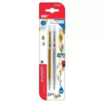Mp Main Paper D�ugopis �elowy metalizowany 0,7mm srebrny z�oty