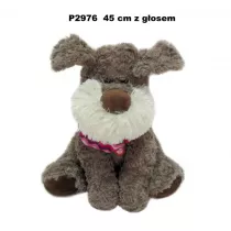 PLUSZAK PIES Z GLOSEM 45CM SIEDZACY SA Sun-Day
