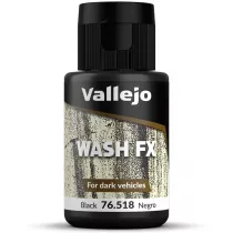 Vallejo: 76.518 - Wash FX - Black 35ml