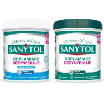 Sanytol Zestaw odplamiaczy do tkanin 2 x 450 g
