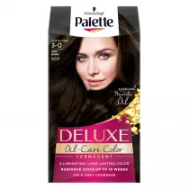 Palette Deluxe Oil-Care Color farba do w�os�w trwale koloryzuj�ca z mikroolejkami 800 (3-0) Ciemny Br�z