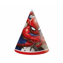 Godan Czapeczki papierowe Spiderman Crime Fighter 6 szt.