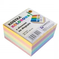 Wektor Kostka klejona, otw�r na d�ugopis 85x85 mm, 5cm