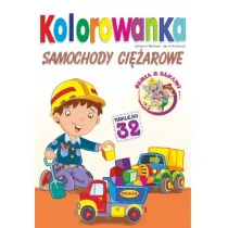 Samochody ci�arowe. Kolorowanka