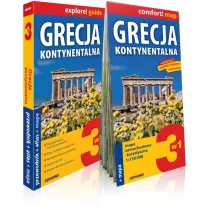 Grecja kontynentalna Explore! guide. 3 w 1: przewodnik atlas mapa