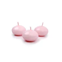 wieca pywajca matowa rowy 4cm 50szt
