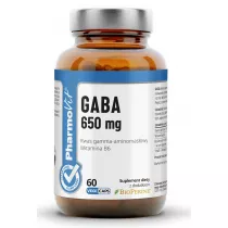 Pharmovit Gaba (650 mg) bezglutenowa suplement diety 60 kaps.
