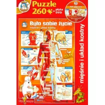 Puzzle By�o sobie �ycie Mi�nie i uk�ad kostny + DVD Hippocampus