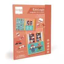 Puzzle Uk�adanka magnetyczna kszta�ty i kolory Ubierz mi� Scratch