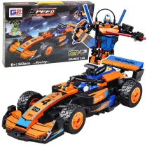 Klocki konstrukcyjne wy�cig�wka robot 2w1