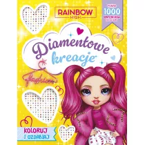 Rainbow High. Diamentowe kreacje. Koloruj i ozdabiaj