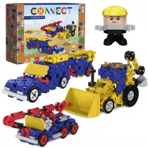 Klocki Connect - Pojazdy budowlane / SUV L TREFL