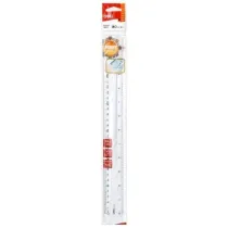 Linijka 30cm Pioner przeroczysta DELI